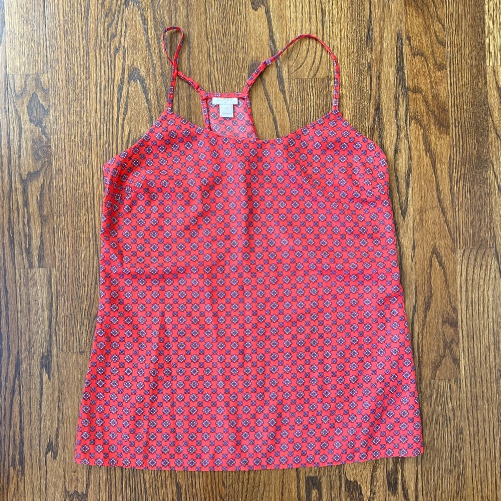 J. Crew patterned tank top